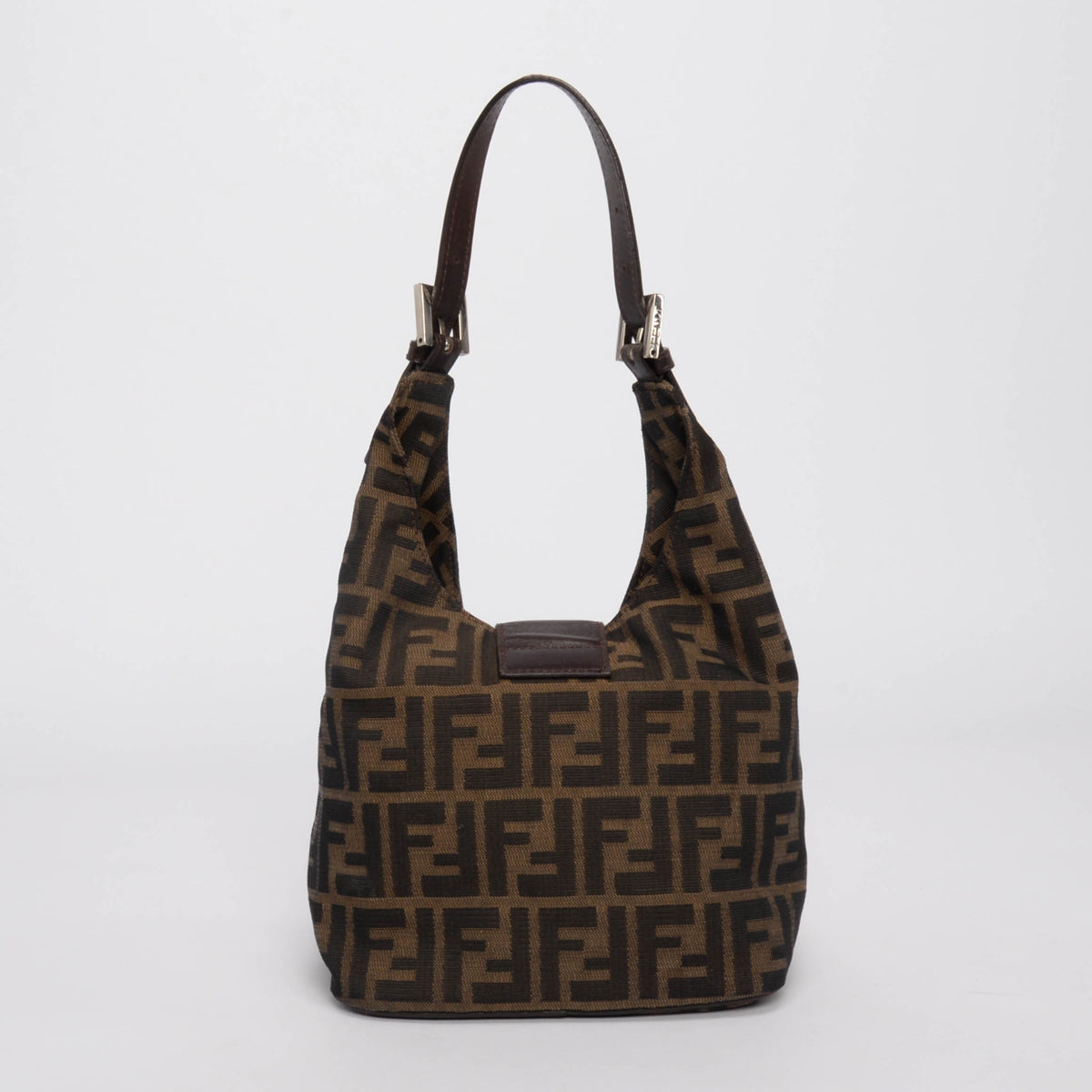 Fendi Tobacco Zucca Hobo Bag