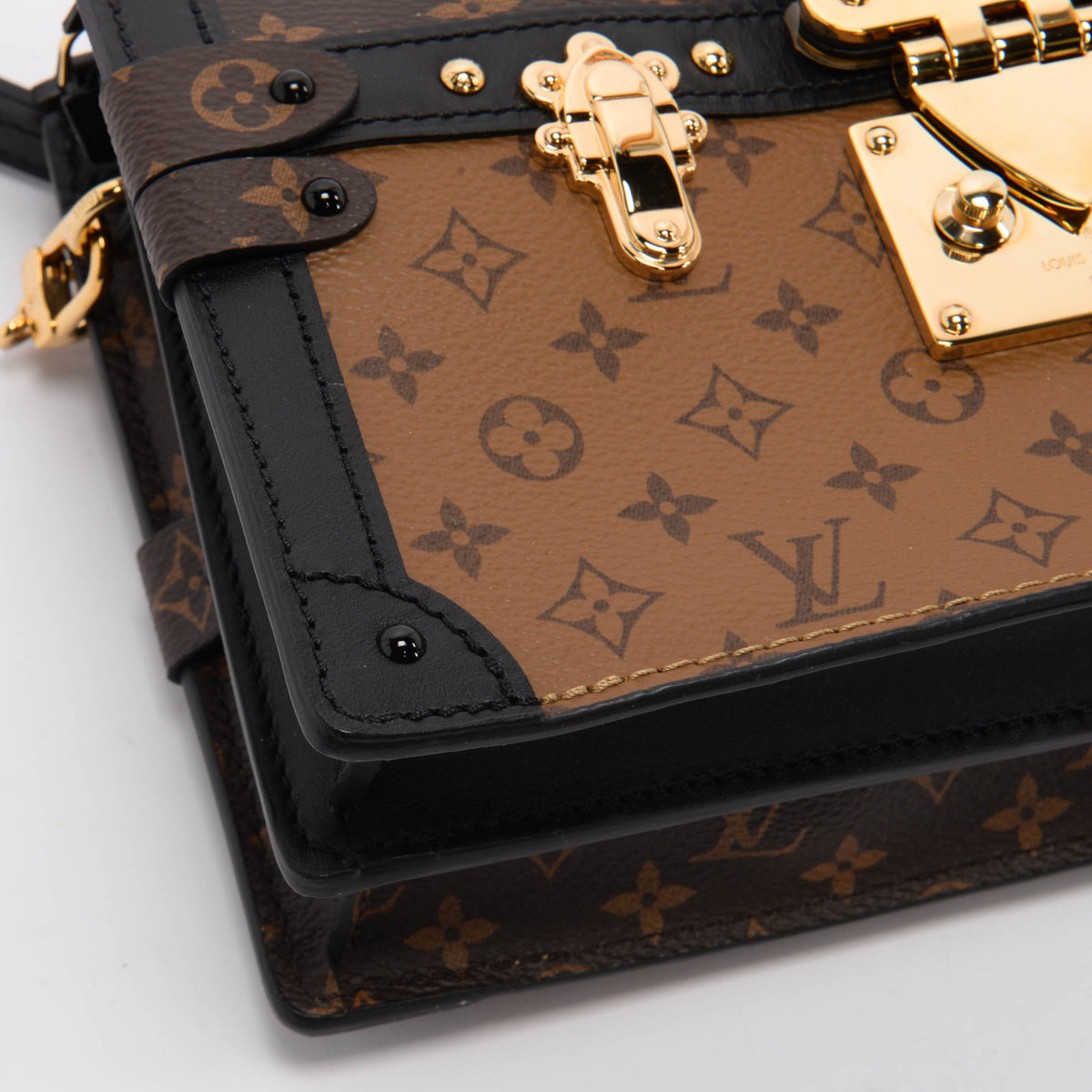 Louis Vuitton Reverse Monogram Trunk Clutch