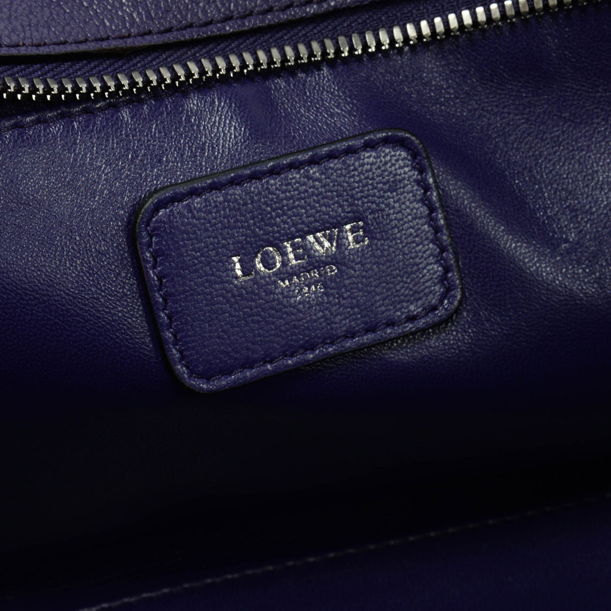 Loewe Purple Calfskin Amazona 28 Bag