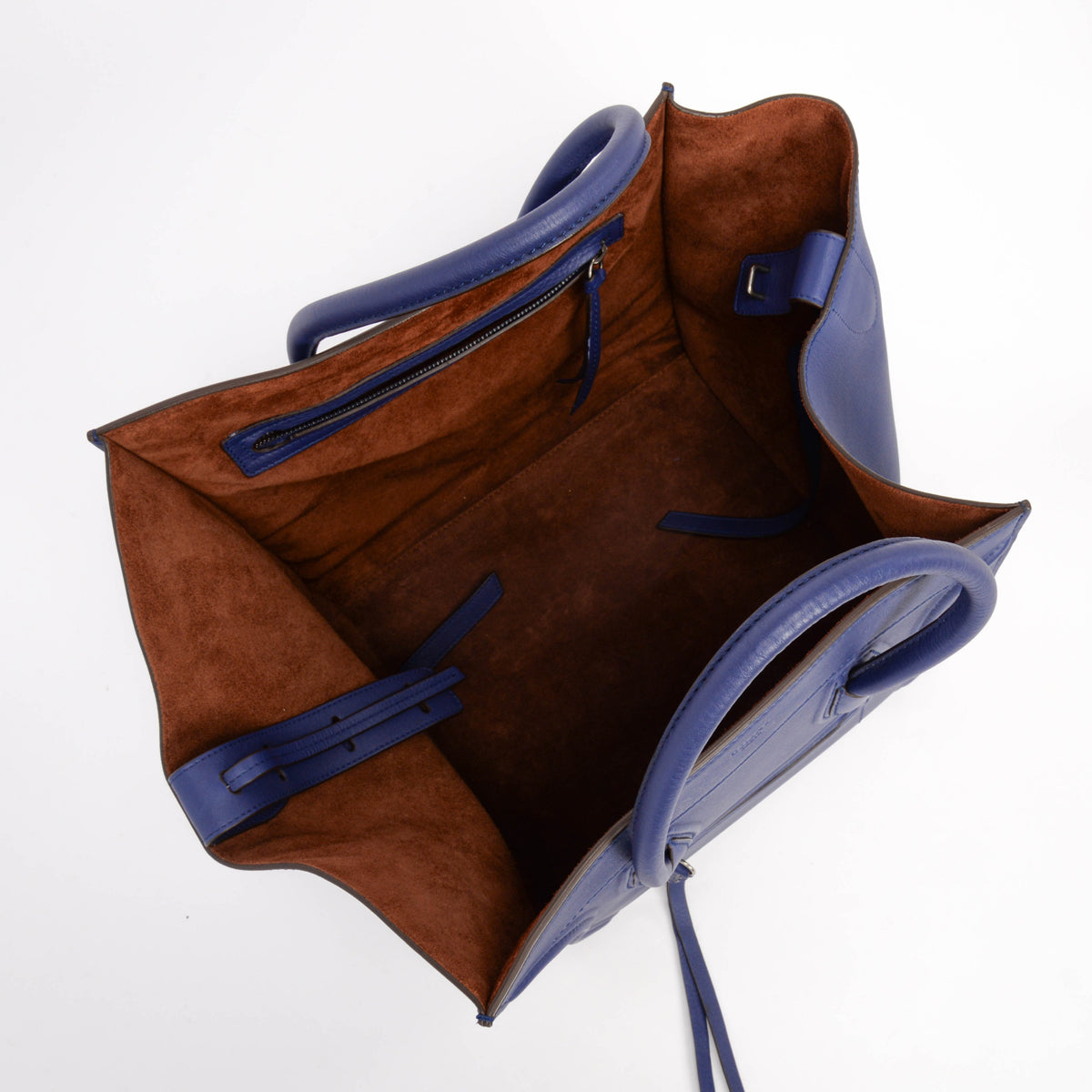 Celine Indigo Smooth Calf Medium Phantom Luggage Tote