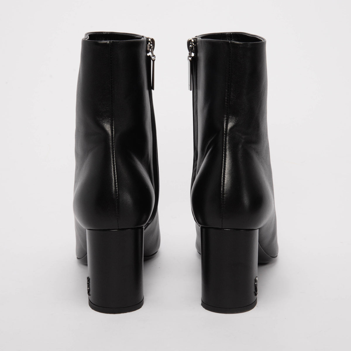 Saint Laurent Black Lambskin Lou 70 Ankle Boots 39