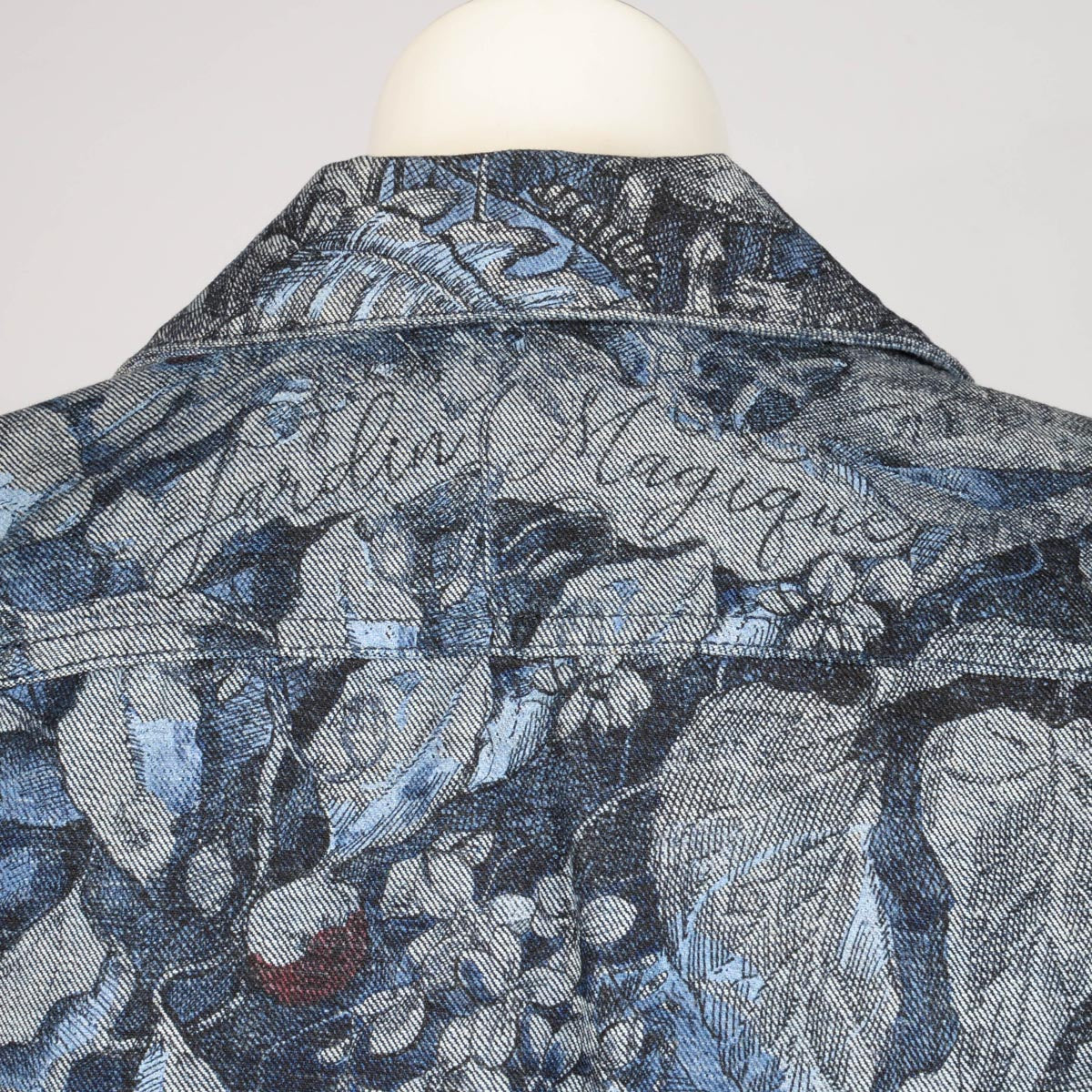 Dior Indigo Denim Jardin Magique Jacket FR 34