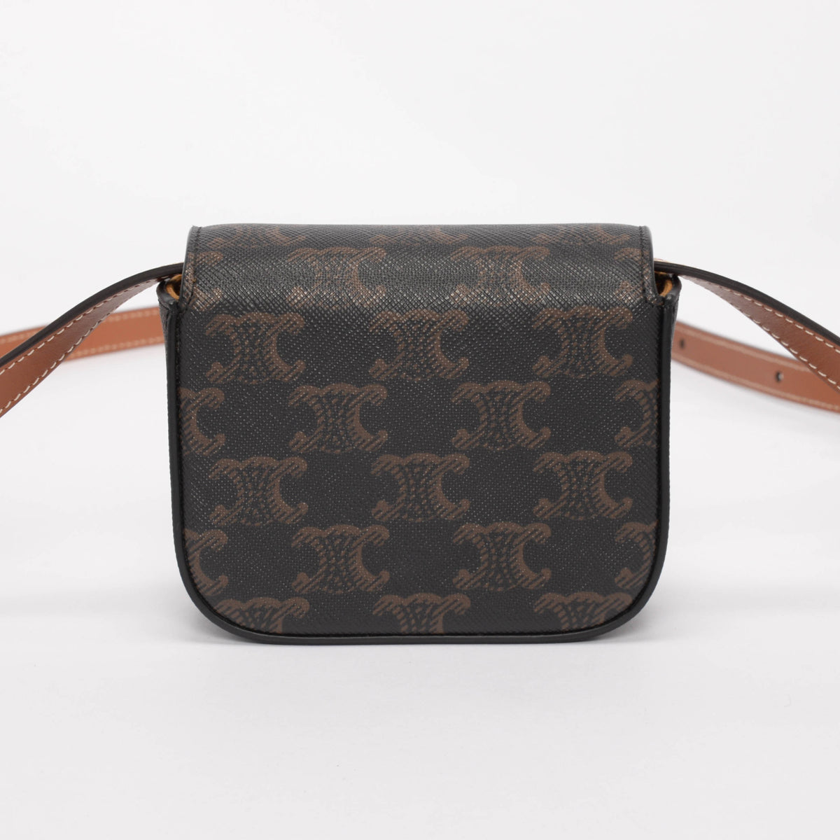 Celine Tan Triomphe Canvas Mini Claude Mini Bag