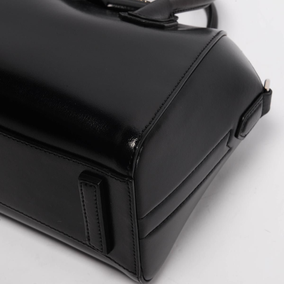 Givenchy Black Shiny Lord Mini Antigona Bag