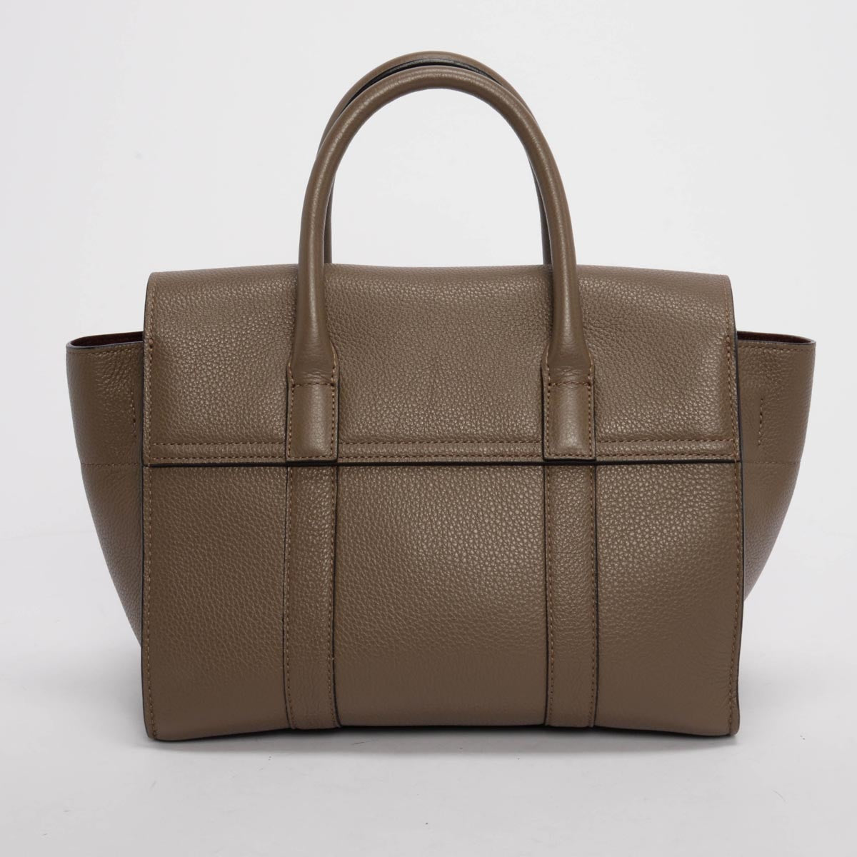 Mulberry Clay Classic Grain Small Bayswater Bag