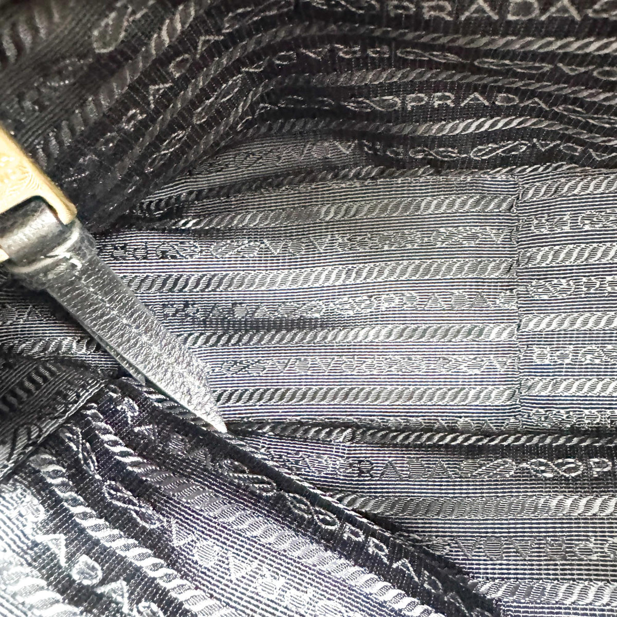 Prada Black Vitello Phenix Camera Bag