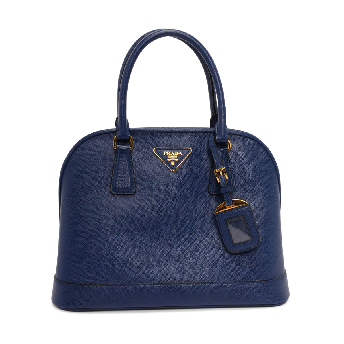 Prada Bluette Saffiano Small Promenade Tote