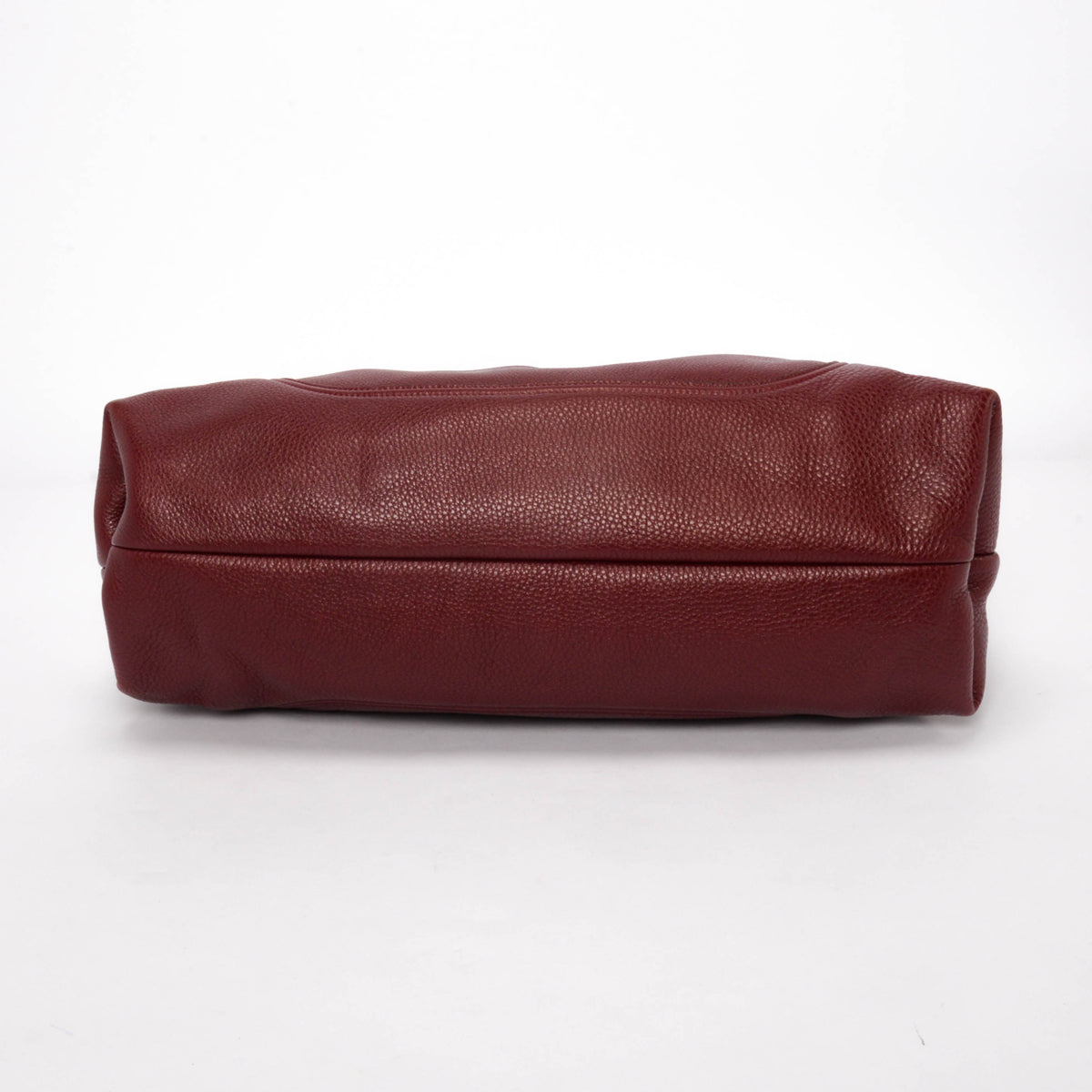 Gucci Rosso Ancora Grained Calfskin Softbit Maxi Shoulder Bag