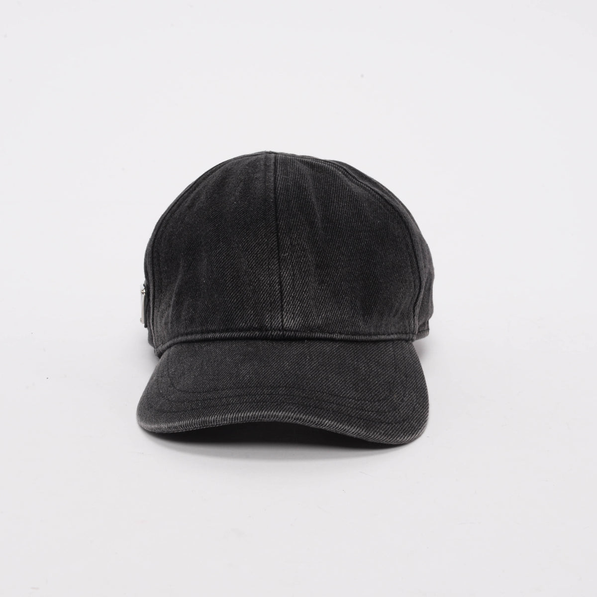 Prada Black Denim Baseball Cap