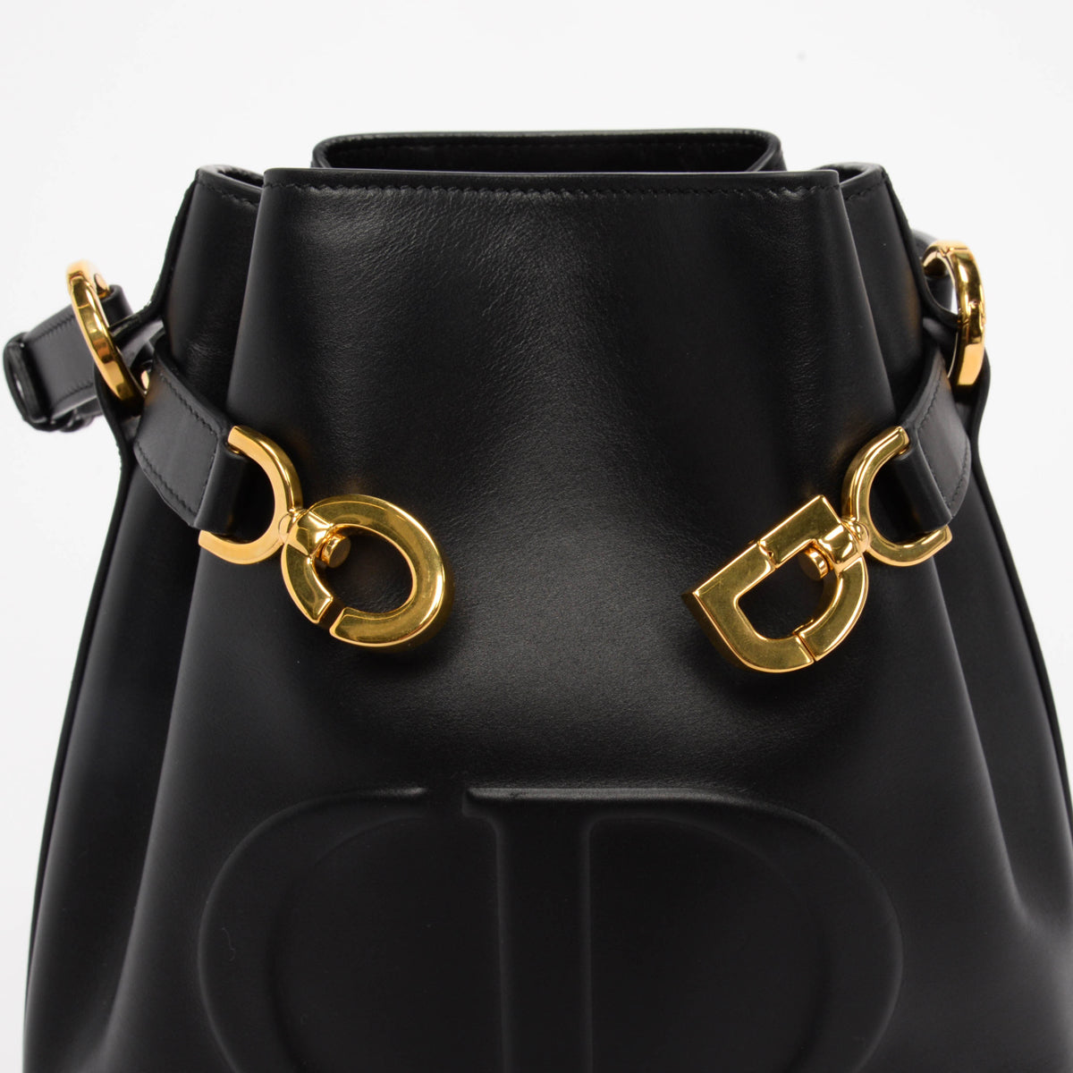 Dior Black Calfskin Medium C'est Dior Bucket Bag