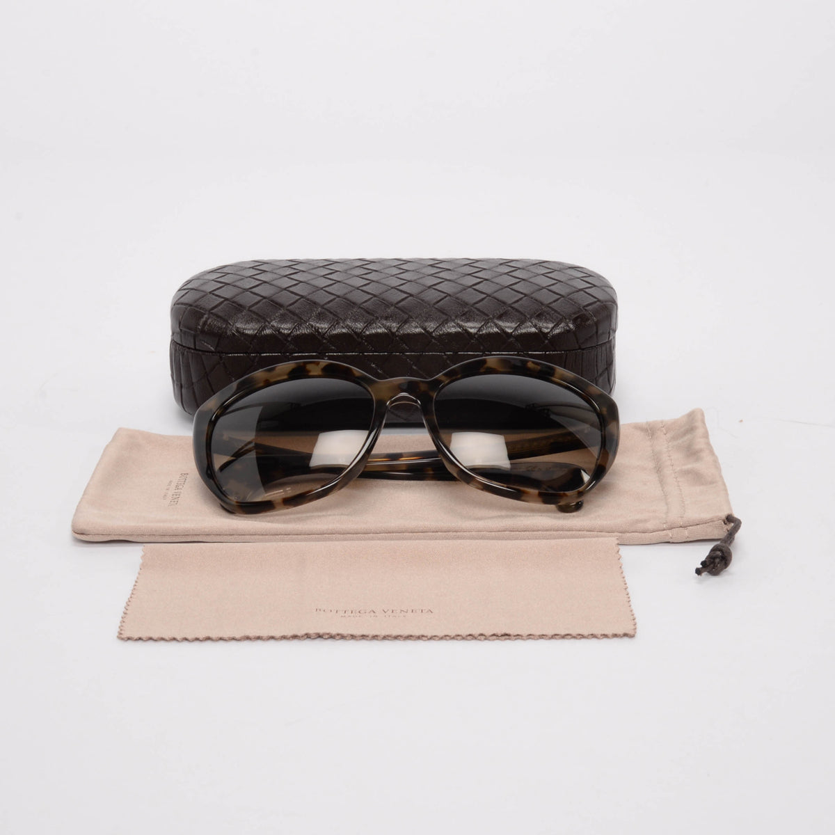 Bottega Veneta Havana Butterfly Sunglasses