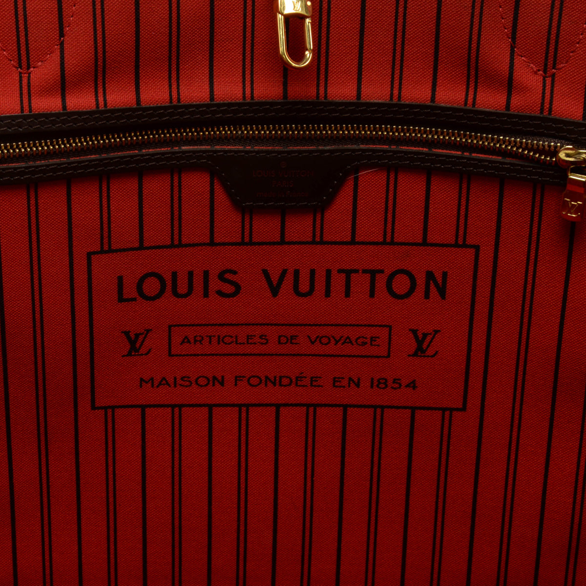 Louis Vuitton Damier Ebene Neverfull GM Tote