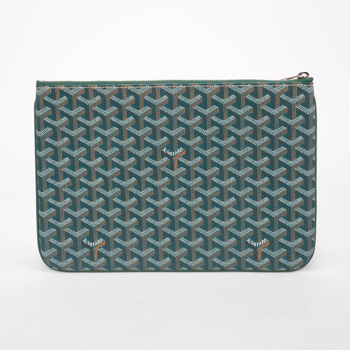 Goyard Green Goyardine Senat MM Pouch