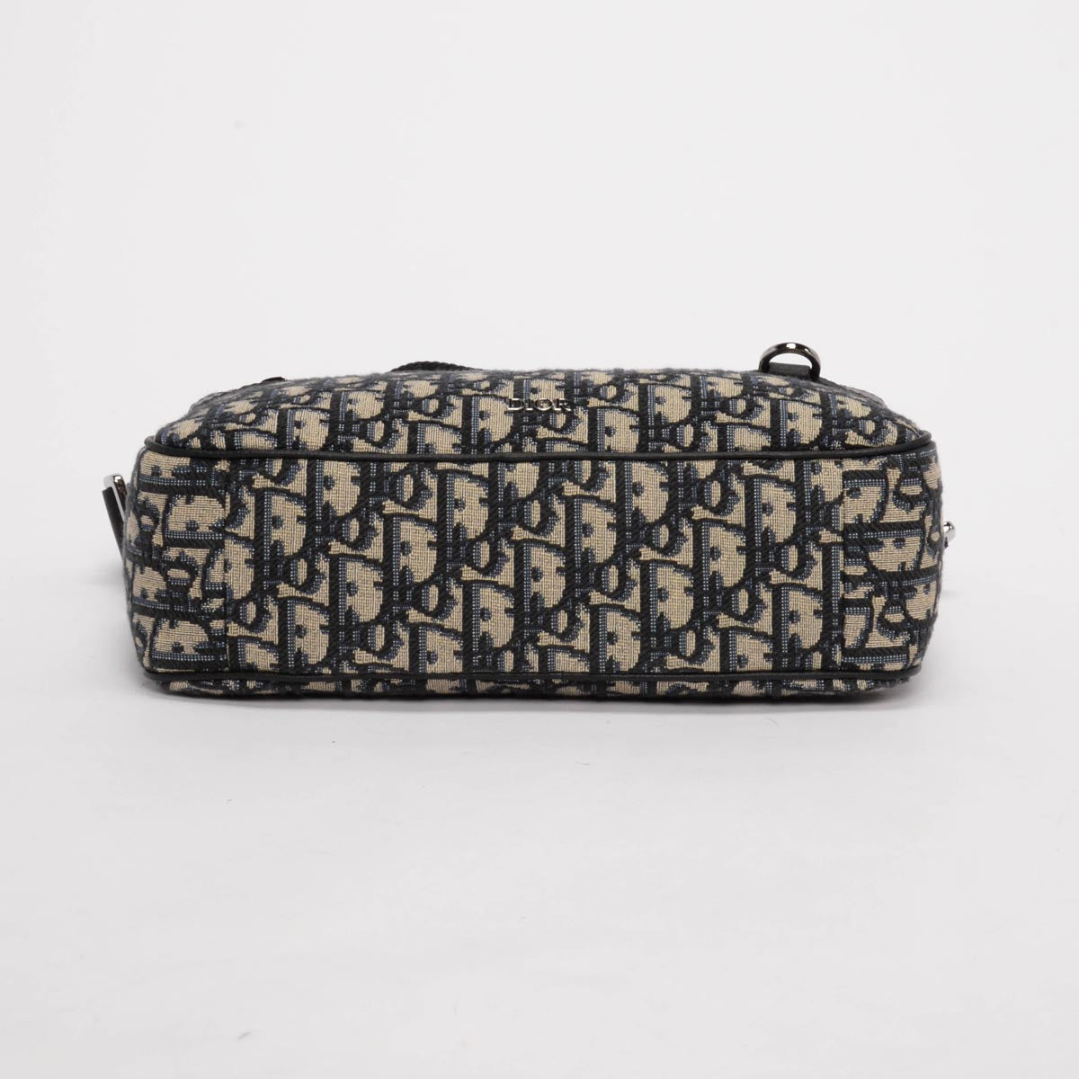 Dior Navy Oblique Jacquard Maxi Safari Bag