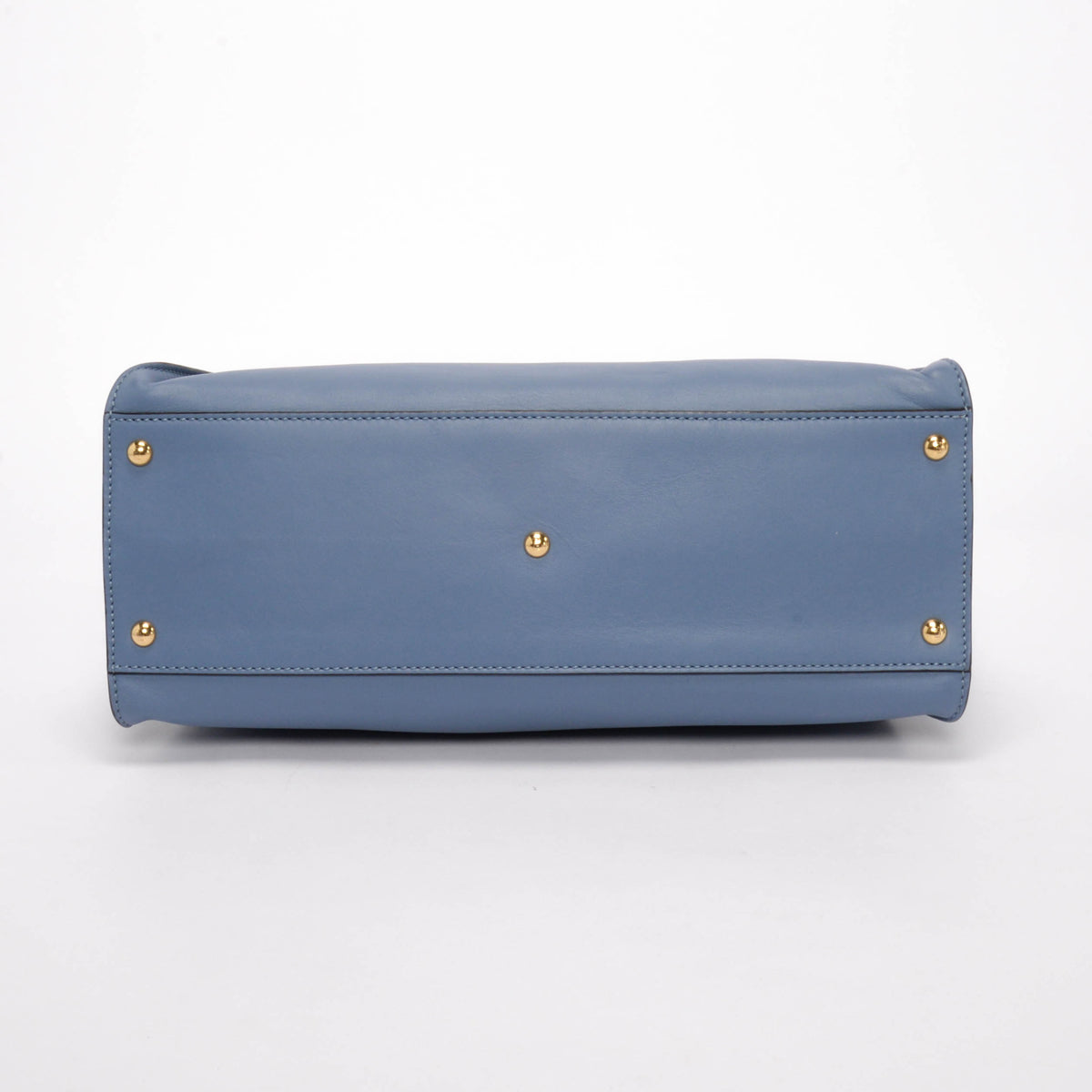 Fendi Light Blue & Tortoiseshell Calfskin Large Peekaboo Bag
