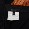 Gucci Black Sequin & Feathers Pencil Skirt IT 40 - Blue Spinach