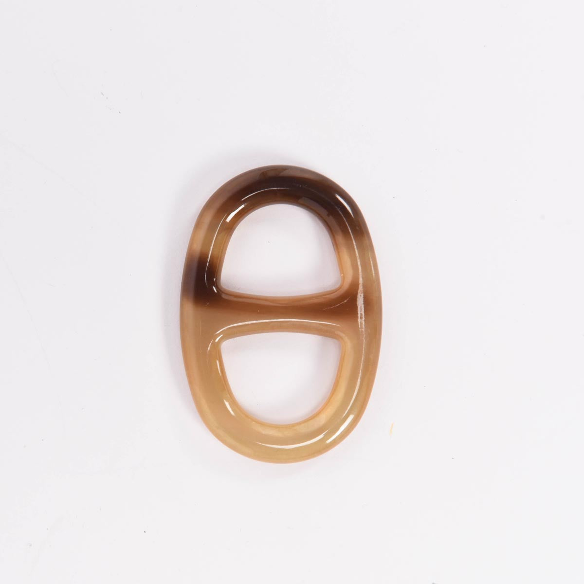 Hermes Buffalo Horn Lacquer Chaine D' Ancre Scarf Ring
