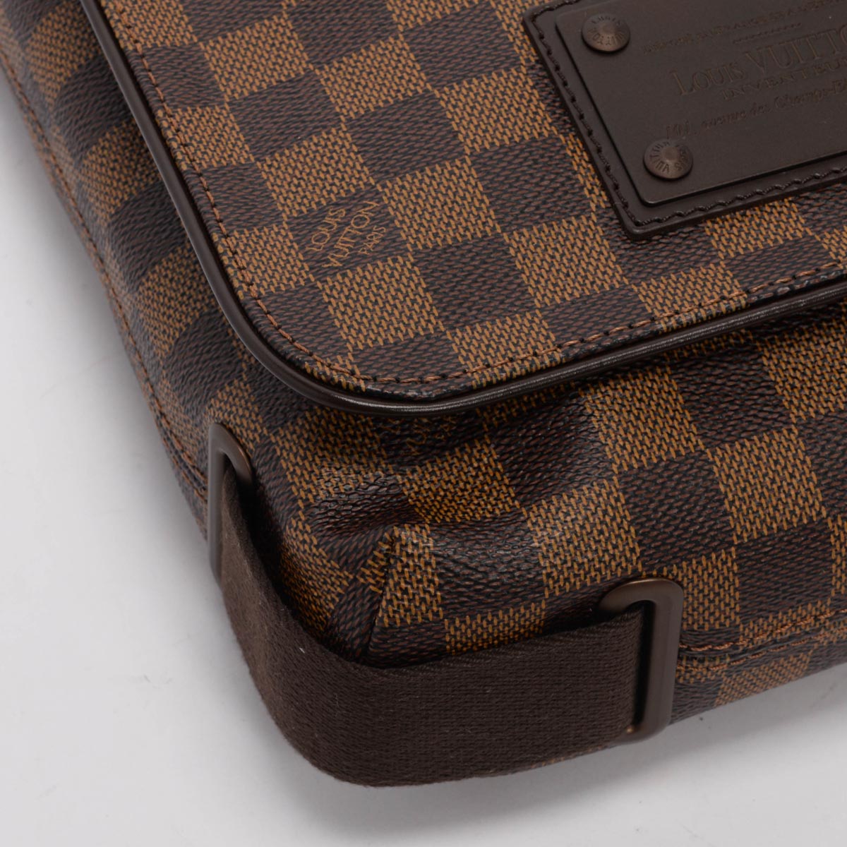 Louis Vuitton Damier Ebene Brooklyn PM Messenger Bag