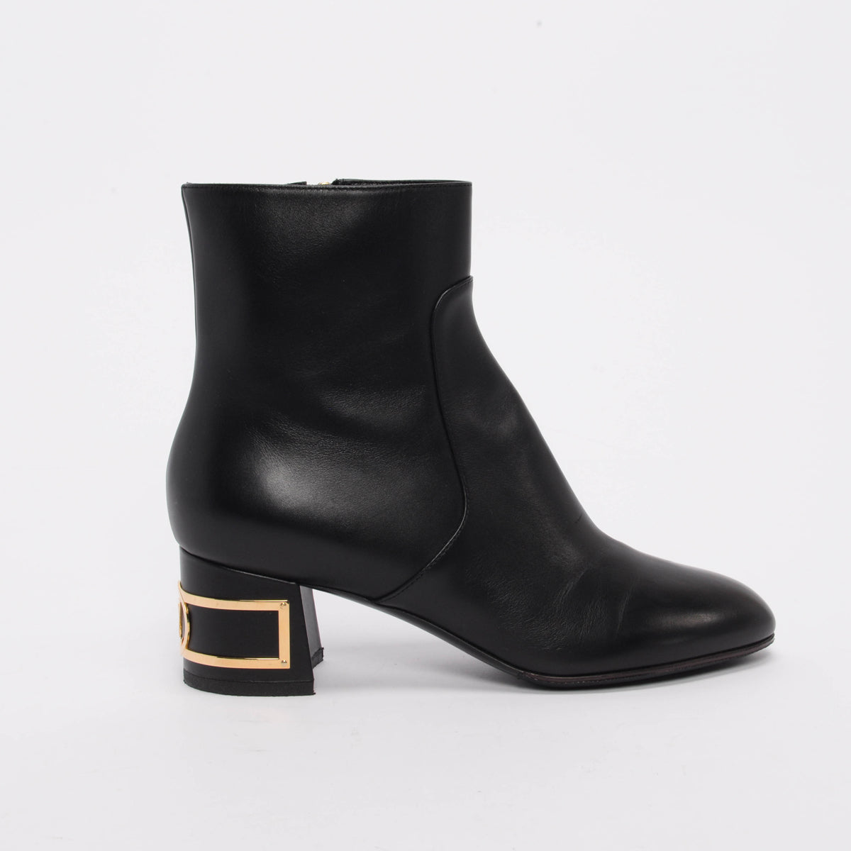 Louis Vuitton Black Calfskin Bliss Ankle Boots 39