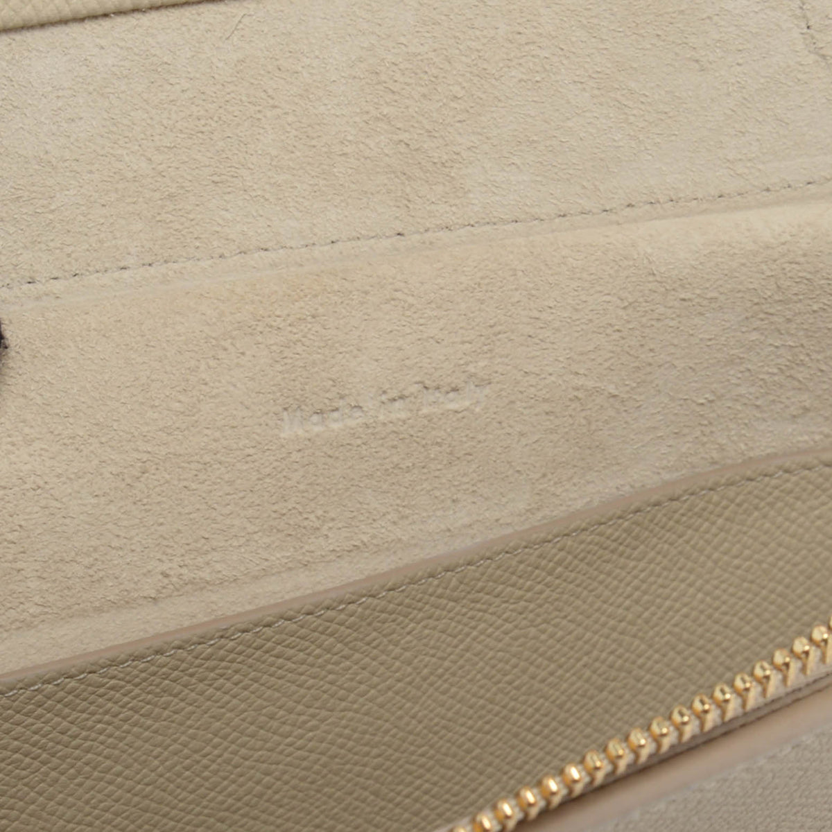 Celine Light Beige Grained Calfskin Micro Belt Bag