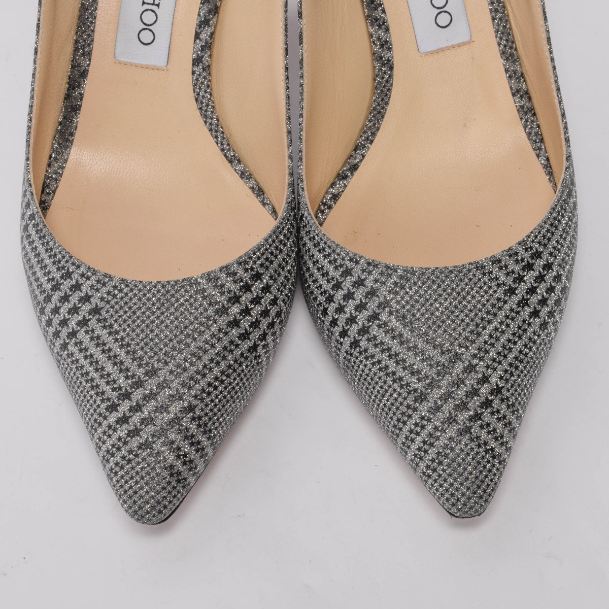 Jimmy Choo Silver Prince Of Stars Erin 60 Slingbacks 39