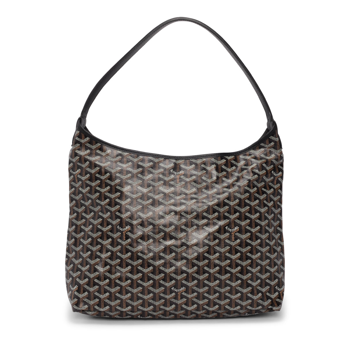 Goyard Black Goyardine Boheme Hobo