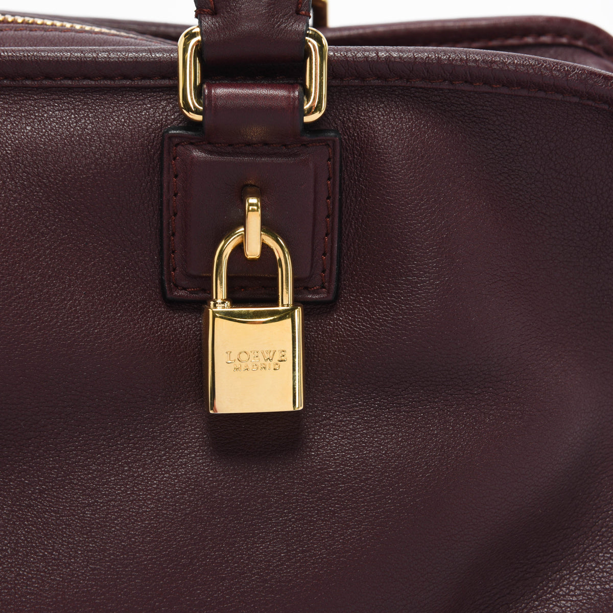 Loewe Bordeaux Nappa Calfskin Amazona 36 Bag