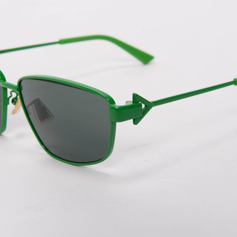 Bottega Veneta Green Turn Sunglasses - Blue Spinach