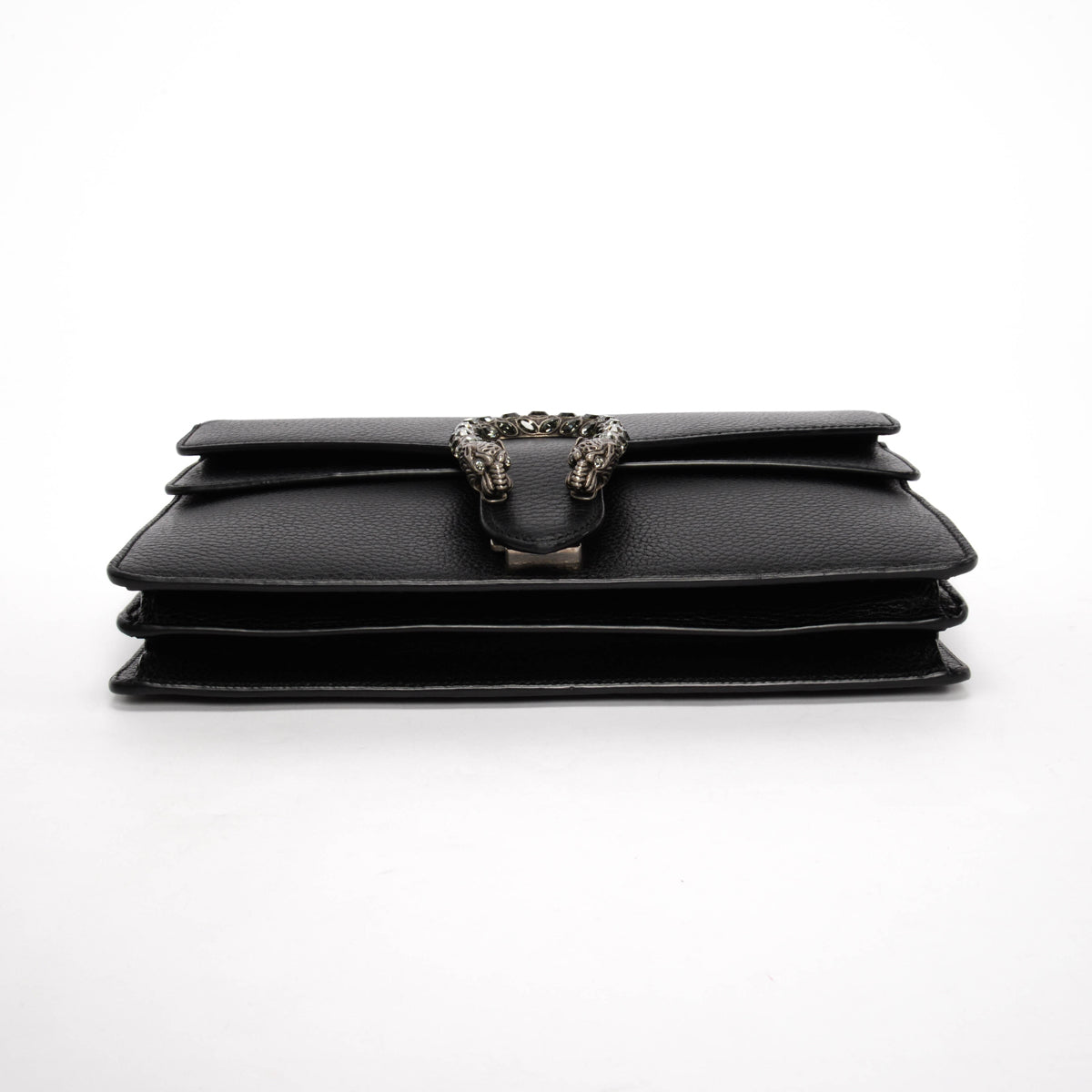 Gucci Black Grained Calfskin Dionysus Small Shoulder Bag