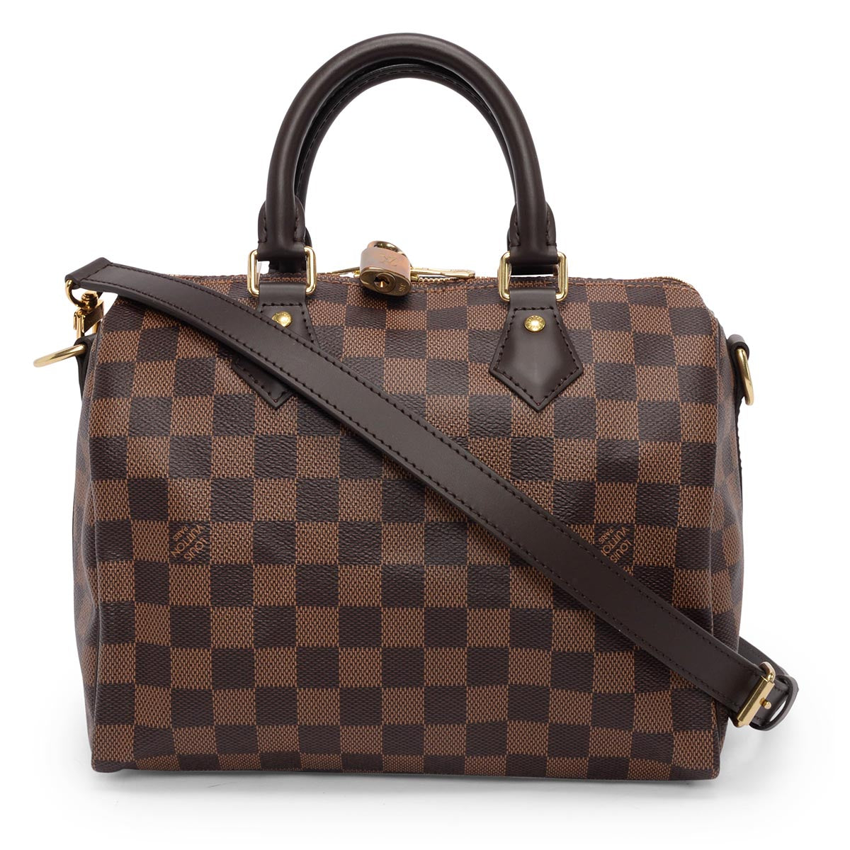 Louis Vuitton Damier Ebene Speedy Bandouliere 25 Shoulder Bag