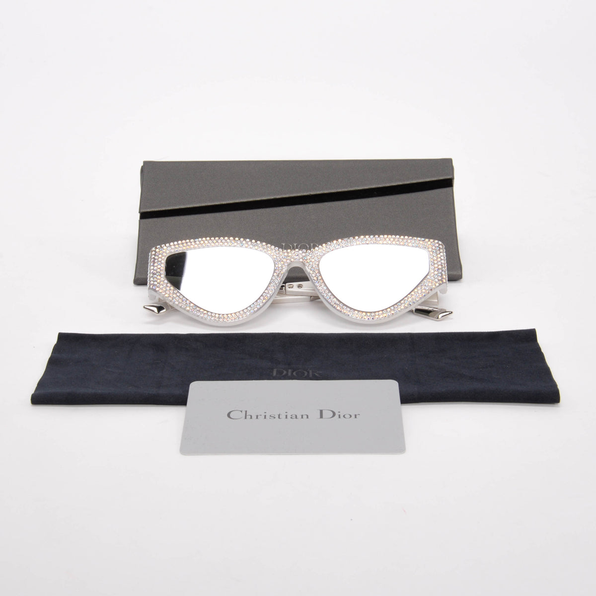 Dior Silver CatStyleDior1 Sunglasses