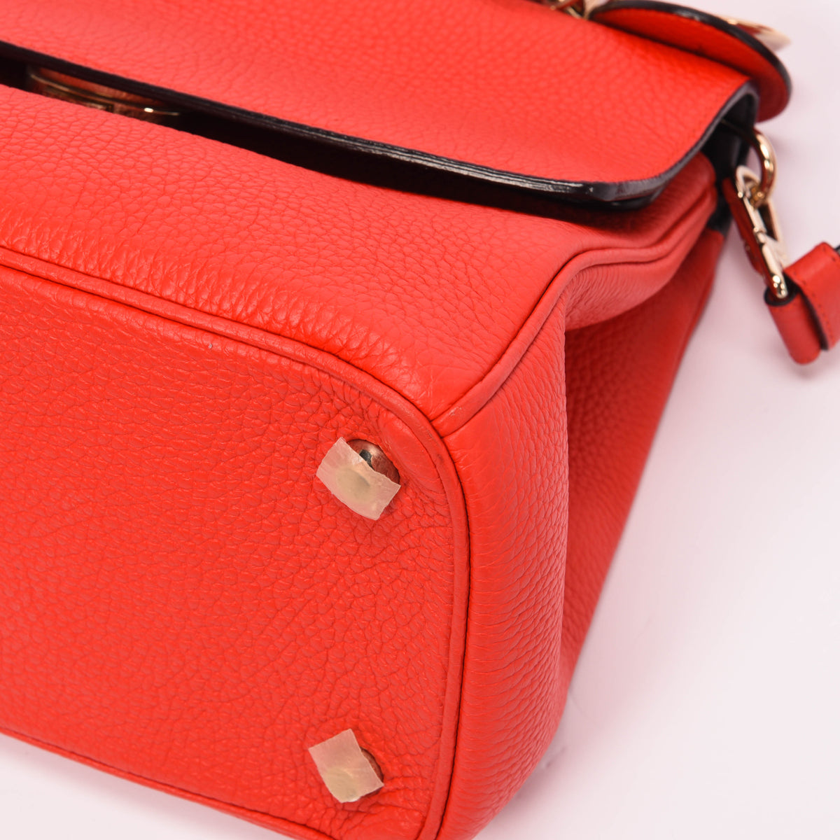Dior Red & Navy Bullcalf Be Dior Small Flap Bag