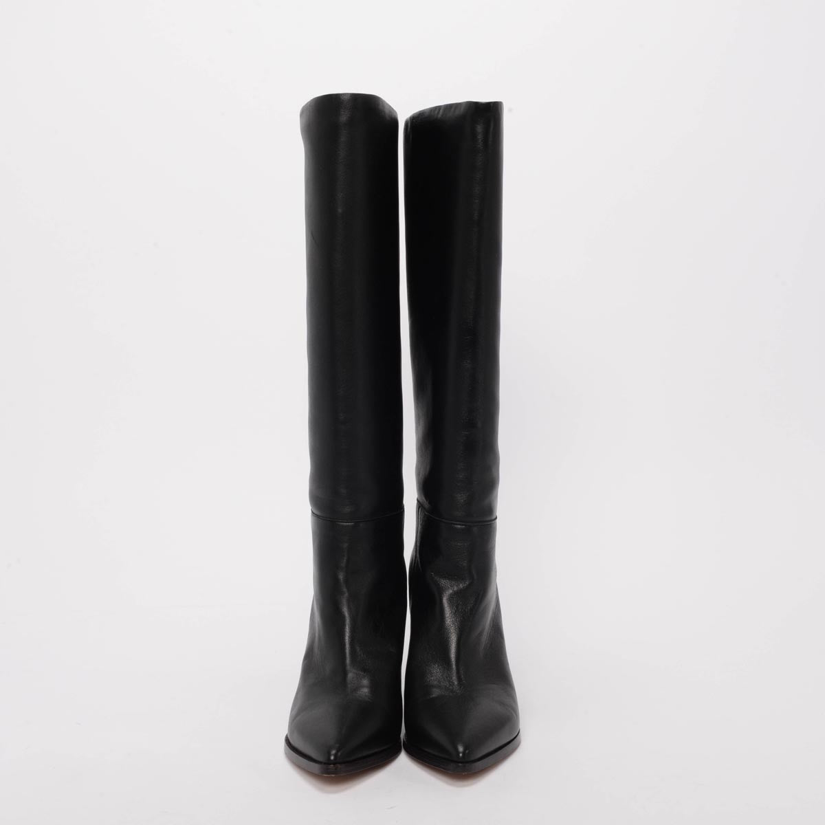 Jerome Dreyfuss Black Calfskin Long Boots 39