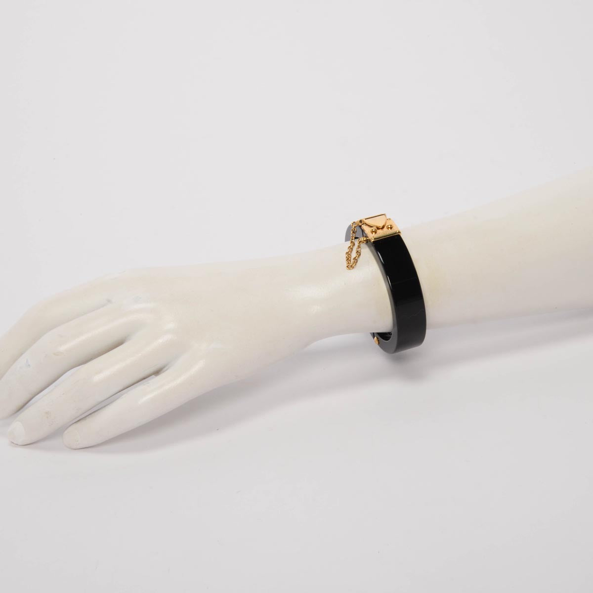 Louis Vuitton Black Resin Lock Me Bracelet