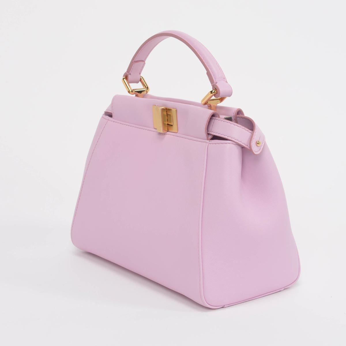 Fendi Pink Nappa Mini Peekaboo Bag