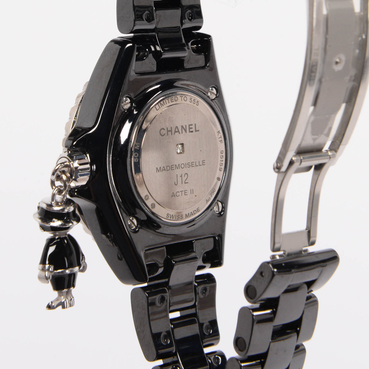 Chanel Black Mademoiselle J12 Acte II Watch