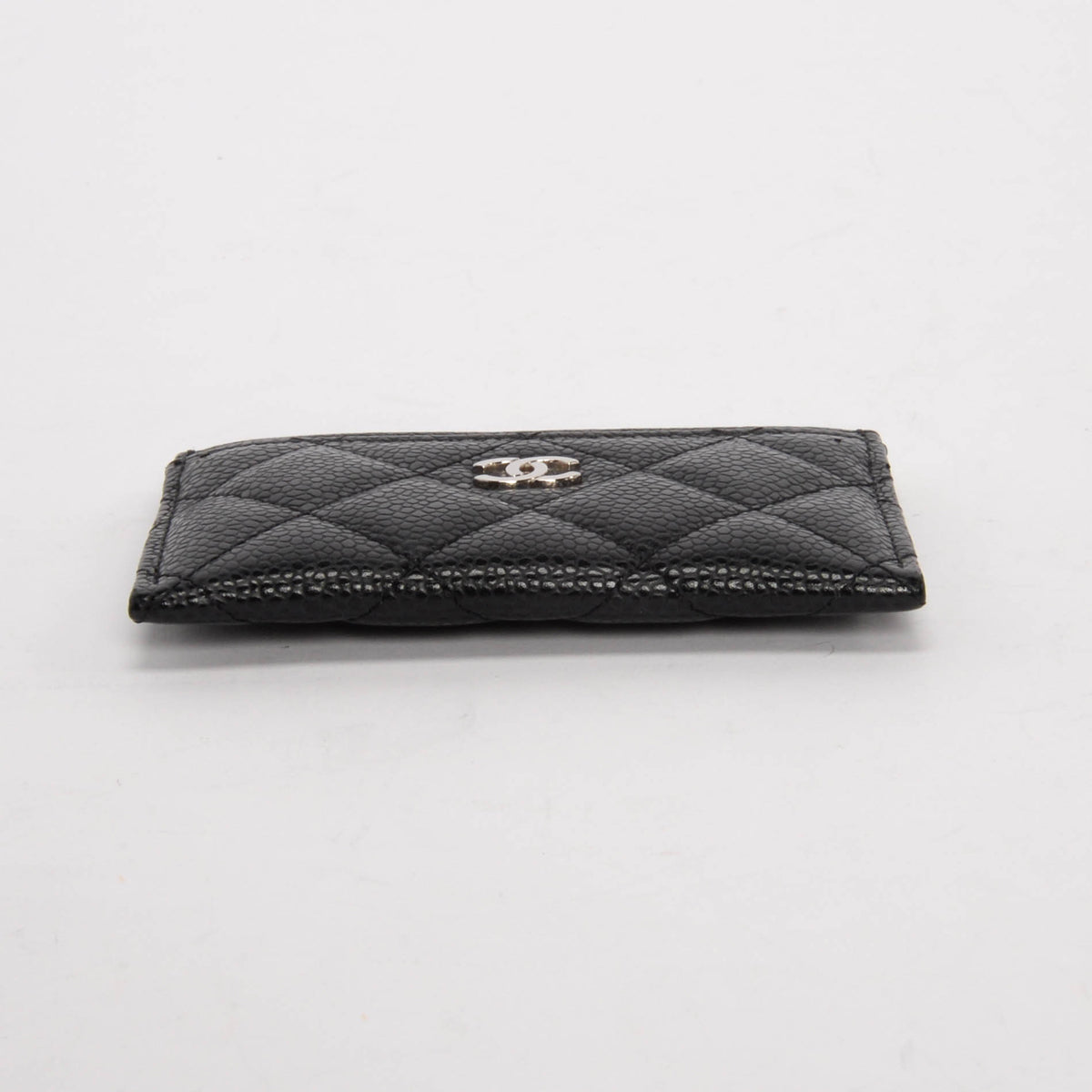 Chanel Black Caviar Classic CC Card Holder