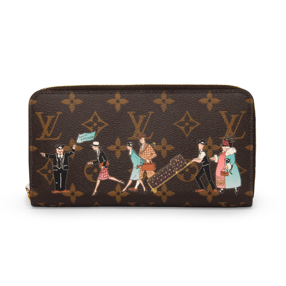 Louis Vuitton Monogram Canvas Illustre Zippy Wallet