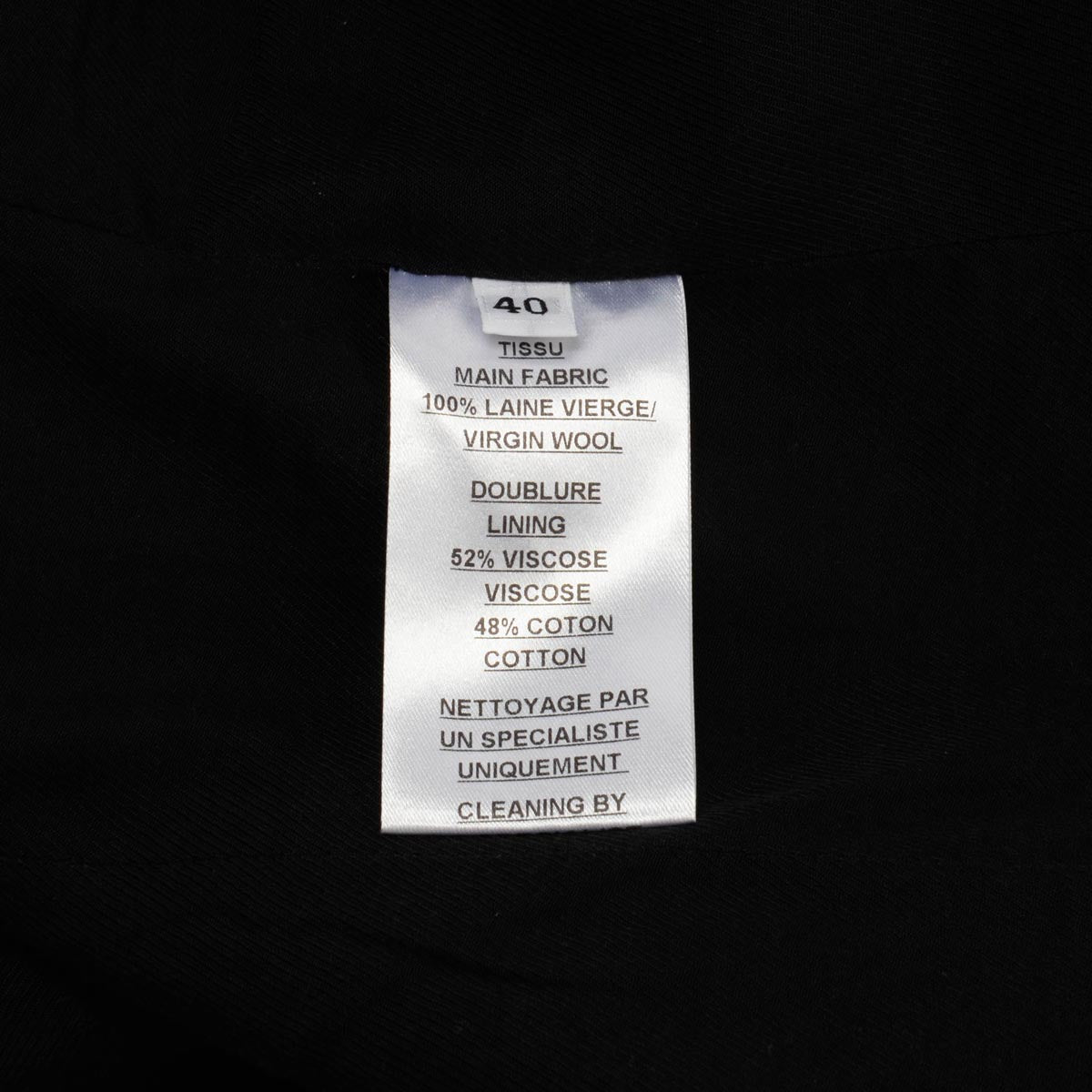 Balmain Black Wool Twill Classic DB Blazer FR 40