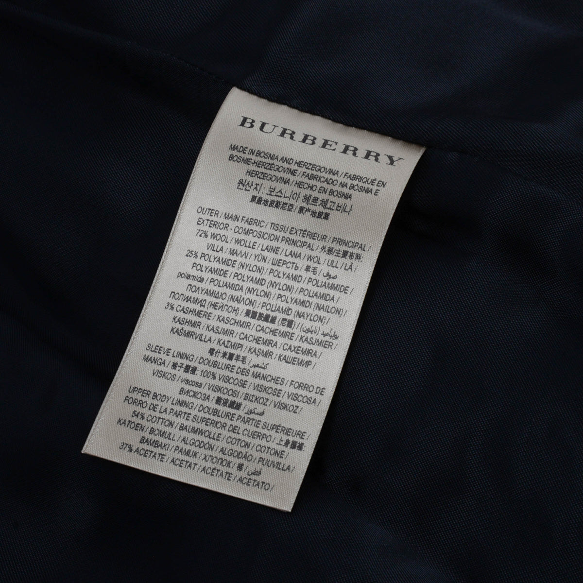 Burberry Red Wool Twill Trench Style Coat UK 4
