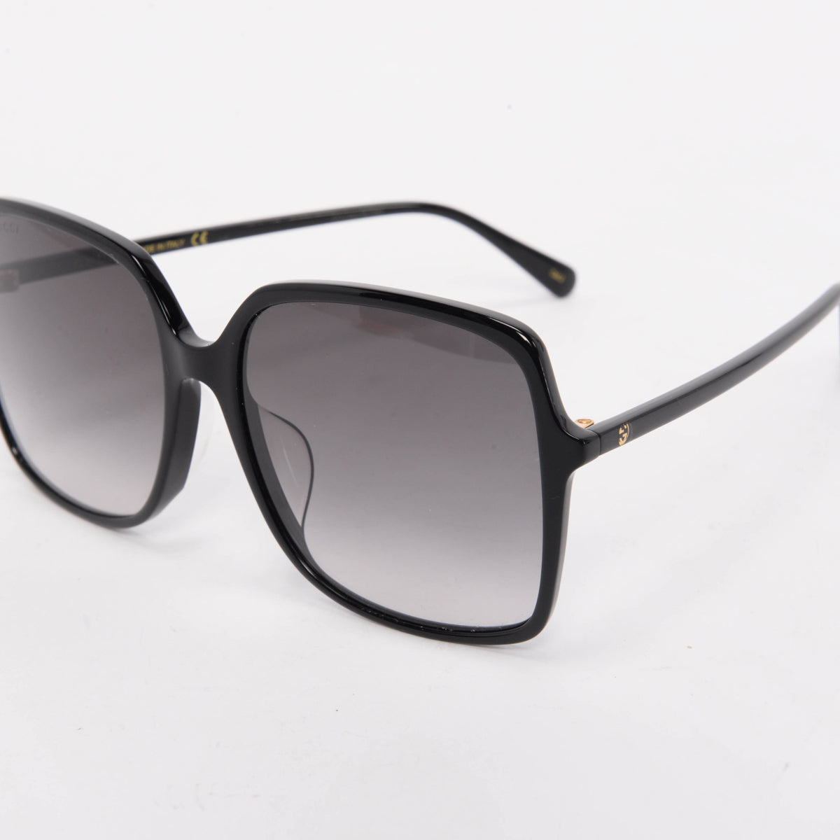 Gucci Black Oversized Square Sunglasses