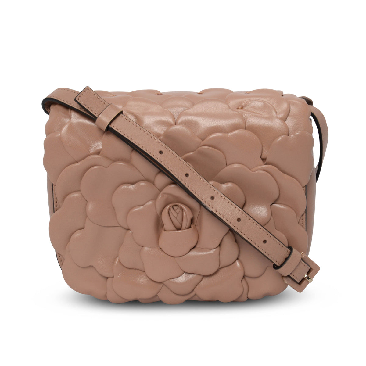Valentino Rose Cannelle Nappa Atelier 03 Rose Edition Small Flap Bag