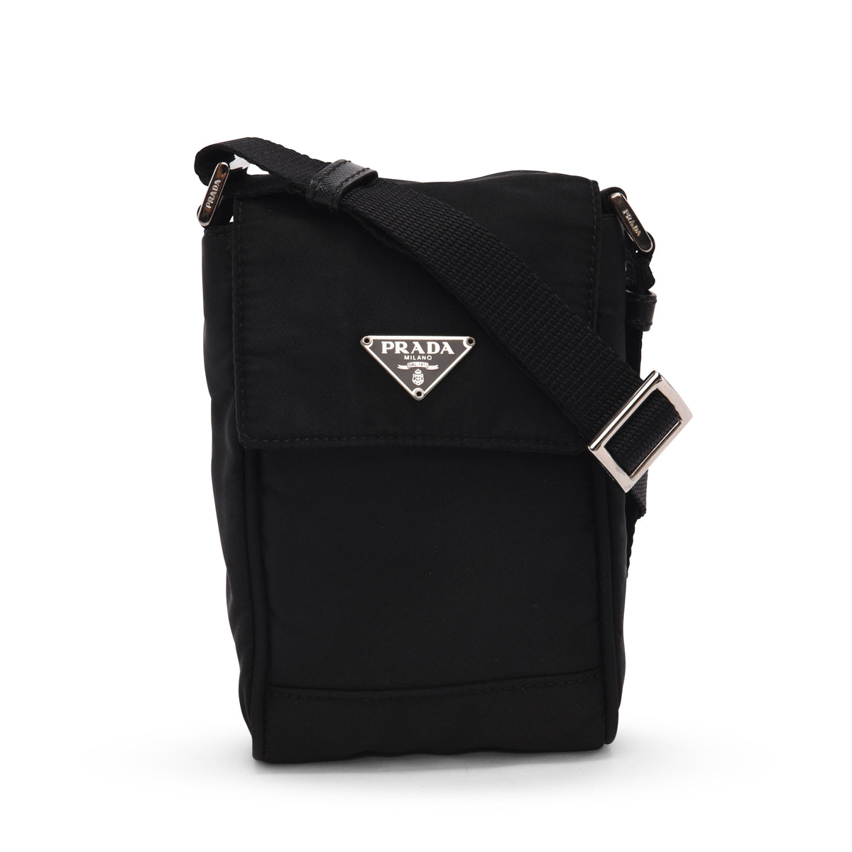 Prada Black Nylon Cross Body Mini Bag