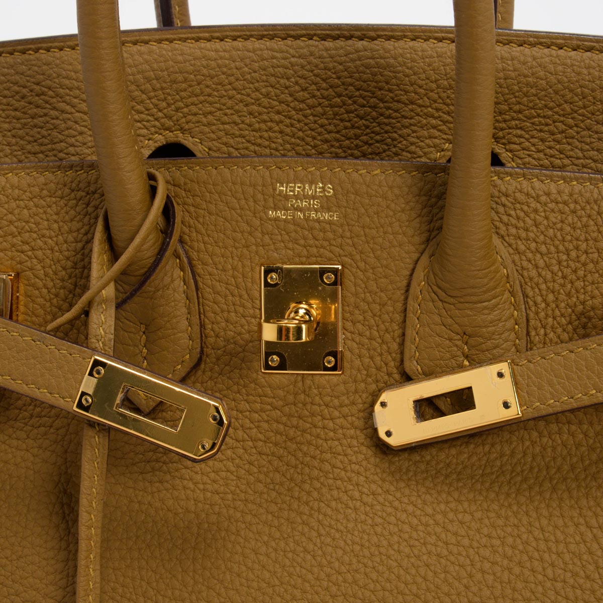 Hermes Bronze Dore Togo Birkin 25 GHW