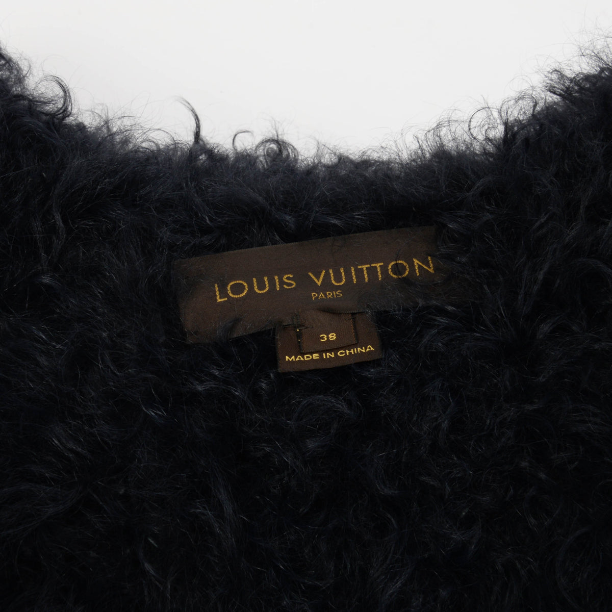 Louis Vuitton Navy Kalgan Belted Vest FR 36