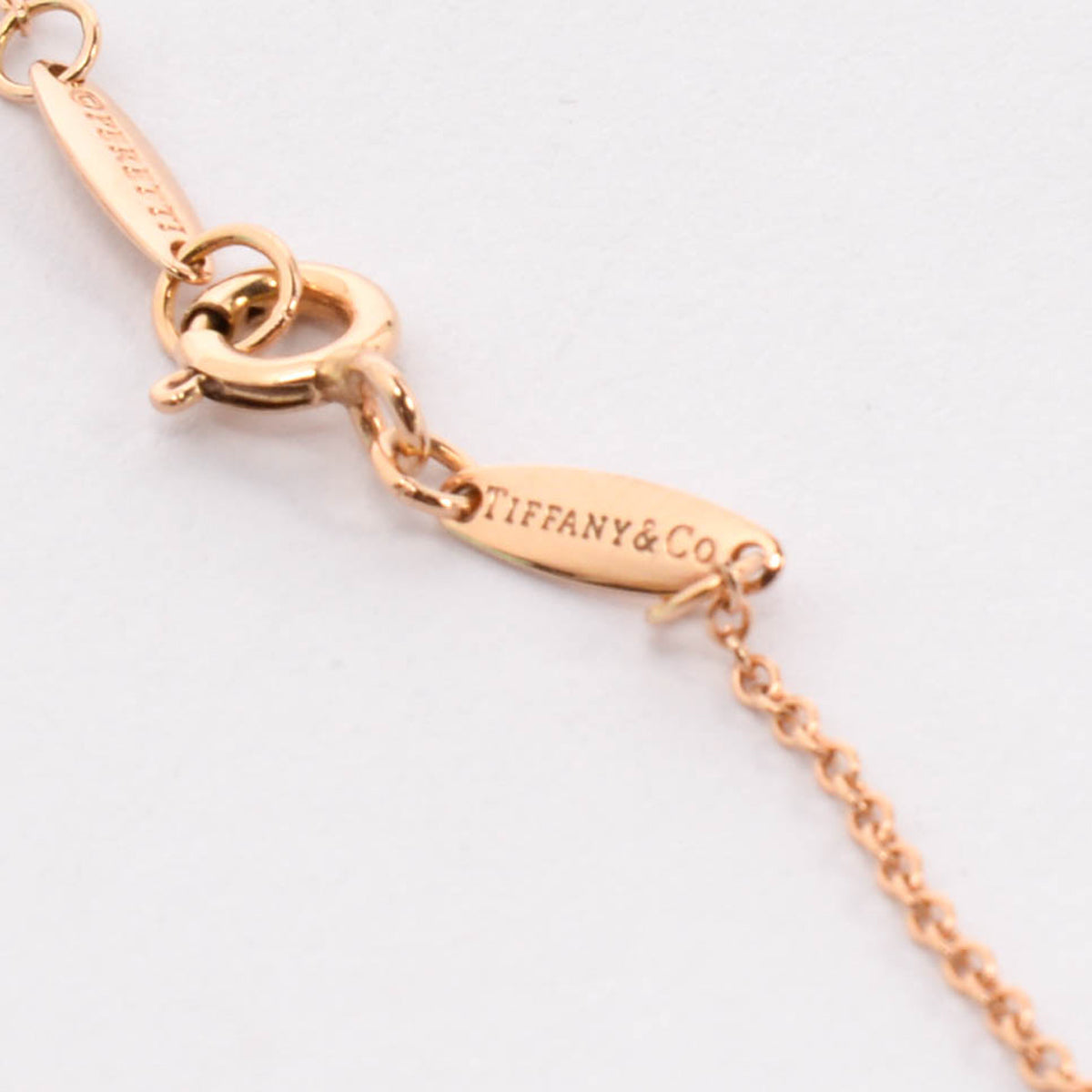 Tiffany & Co 18k Rose Gold Elsa Peretti Open Heart Pendant