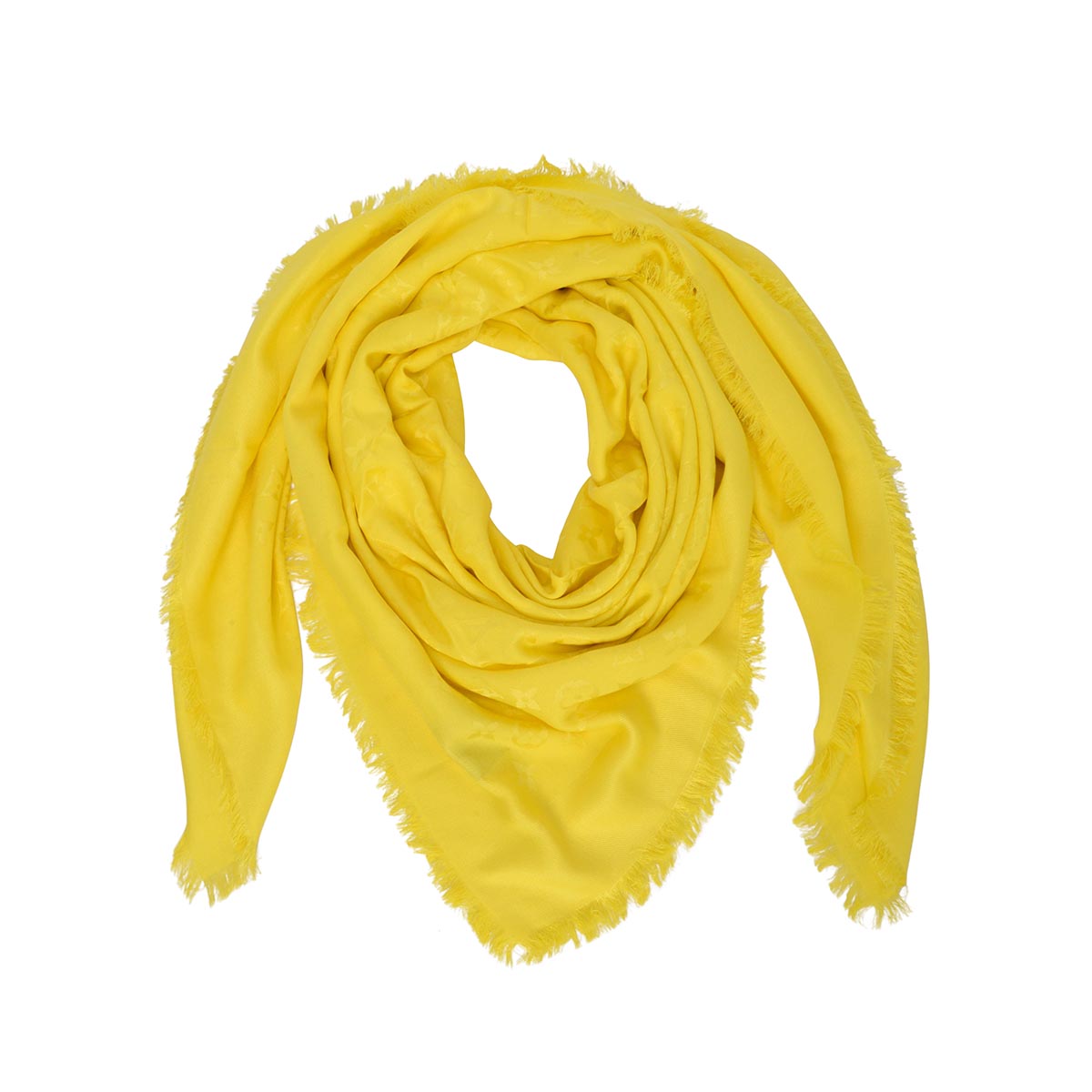 Louis Vuitton Yellow Monogram Classic Shawl