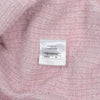 Chanel Pink Tweed Lined CC Pinstripe S/S Jacket FR 36 - Blue Spinach