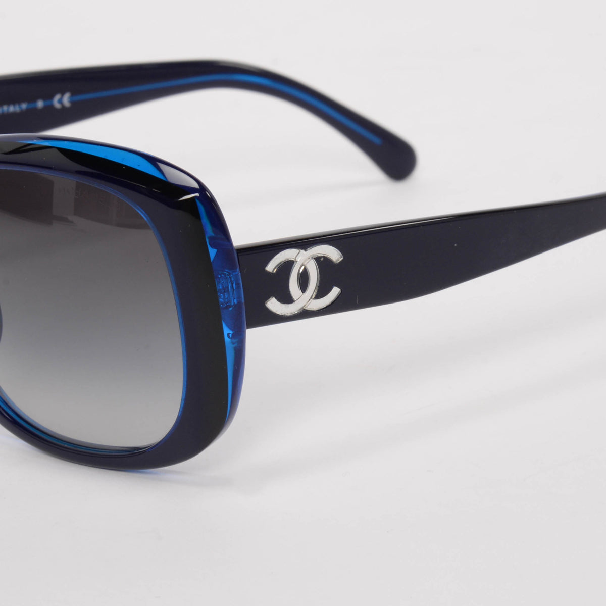 Chanel Blue Butterfly Sunglasses