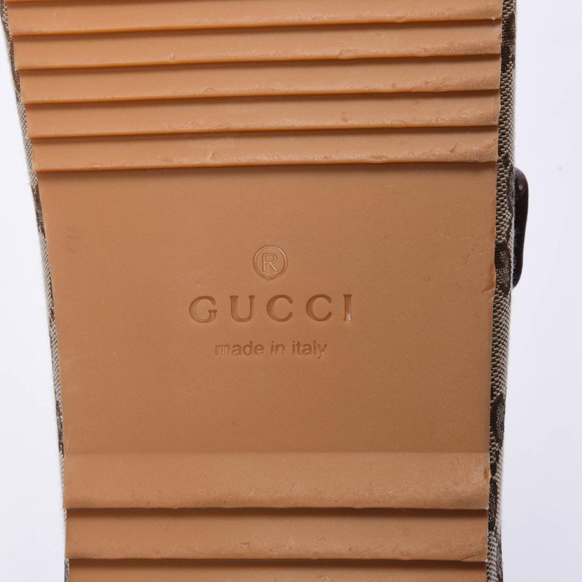 Gucci Brown GG Canvas Strap Sandals UK 13